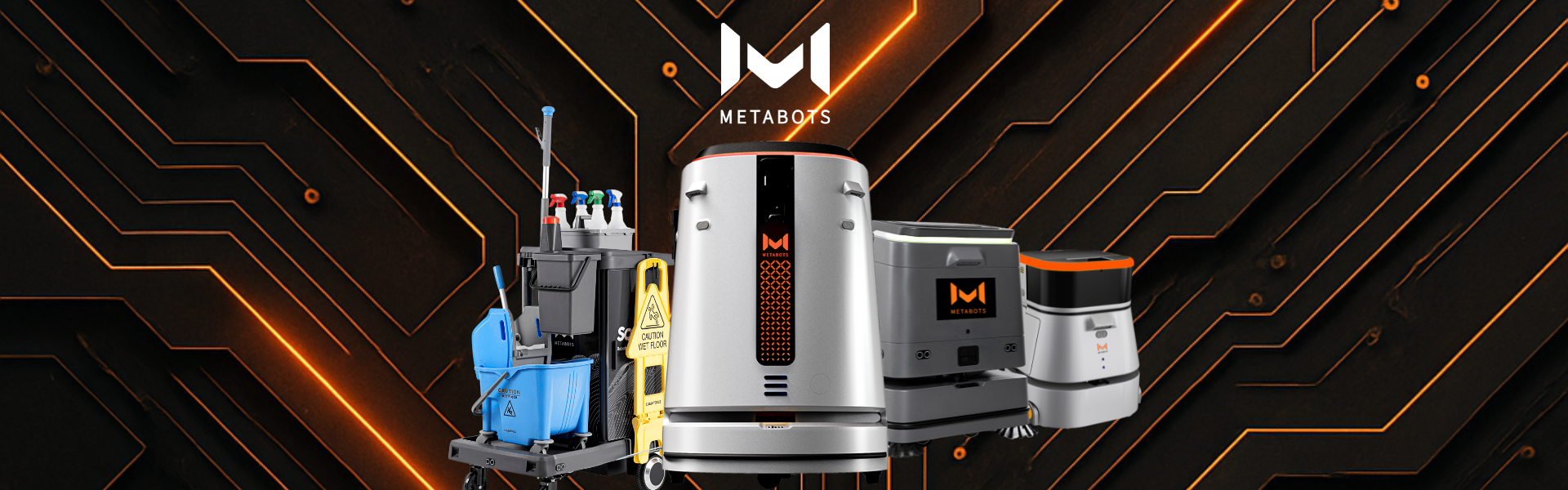 METABOTS futuristic robot background